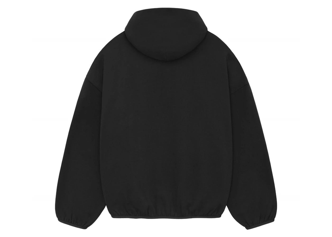 fear of god essentials core collection hoodie black