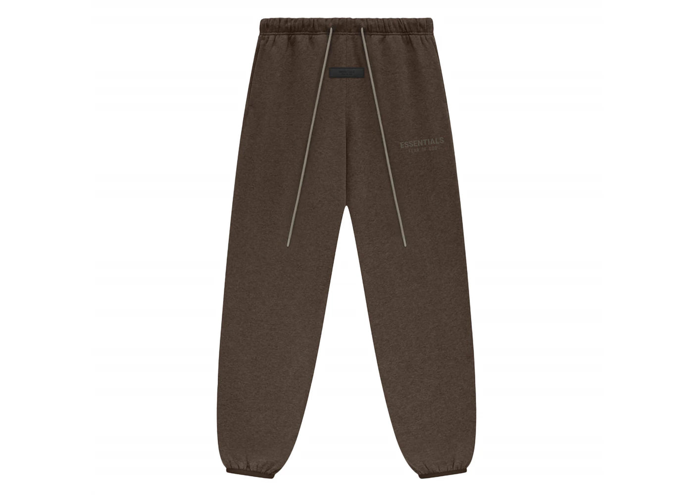 fear of god essentials core collection sweatpants heather wood