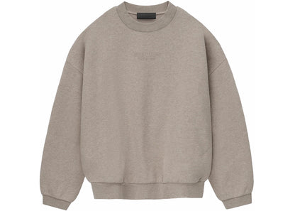 fear of god essentials crewneck core heather