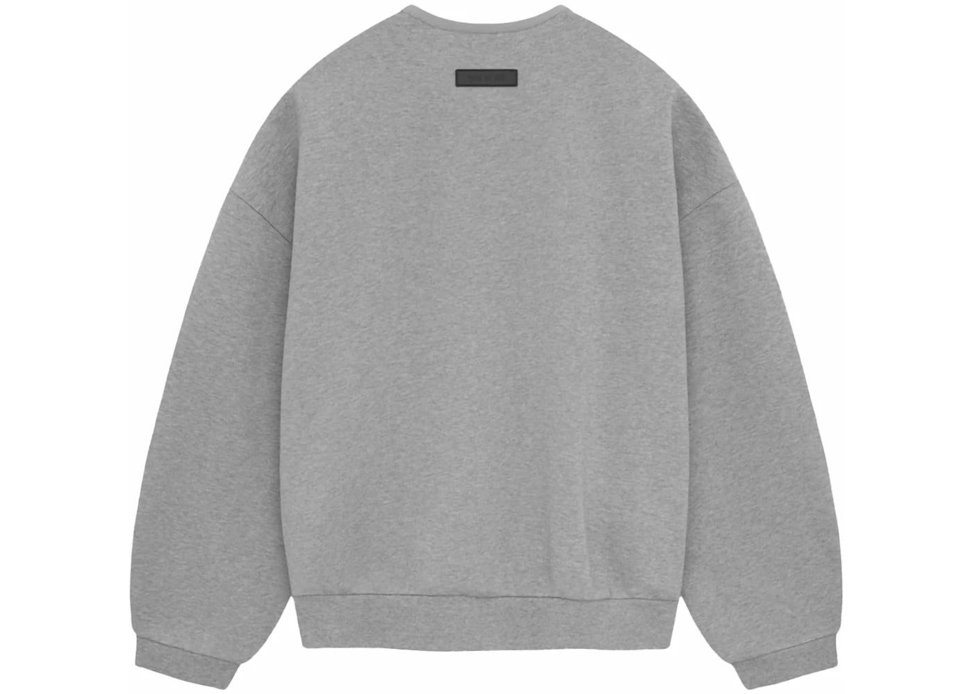 fear of god essentials crewneck dark heather oatmeal