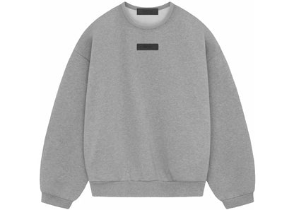 fear of god essentials crewneck dark heather oatmeal