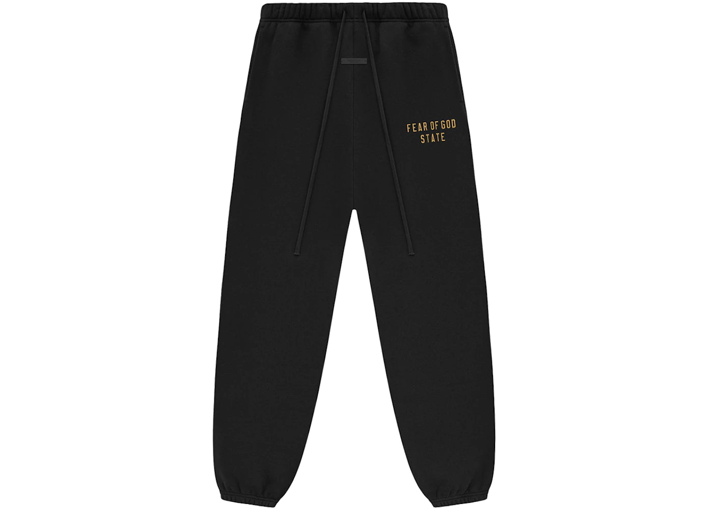 fear of god essentials fleece essential sweatpant black
