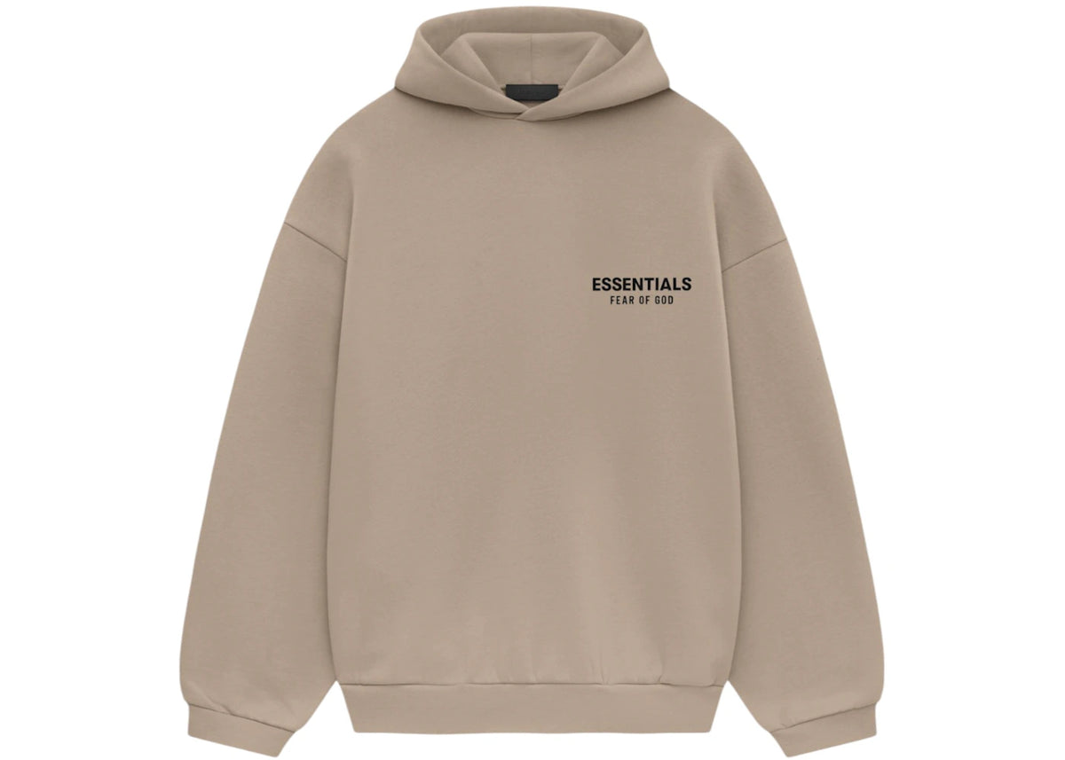 Fear Of God Essentials Fleece Hoodie Desert India | Kicks Machine