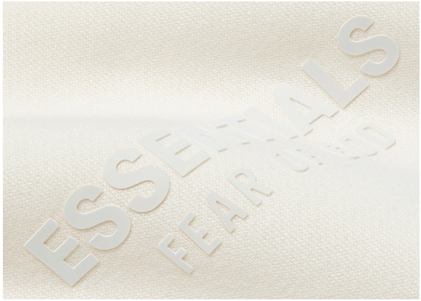 fear of god essentials hoodie cloud dancer