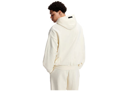 fear of god essentials hoodie cloud dancer