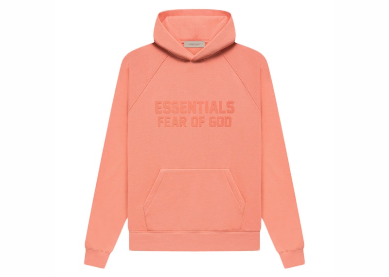 Fear Of God Essentials Hoodie Coral