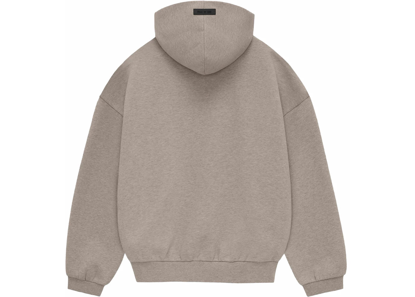 fear of god essentials hoodie core heather