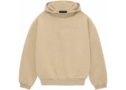 fear of god essentials hoodie gold heather