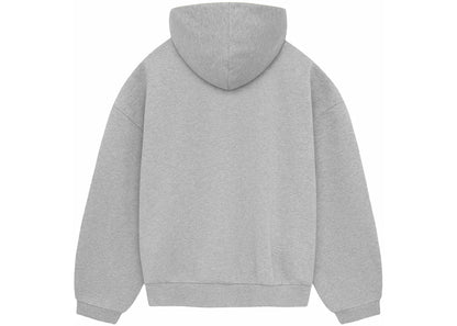 fear of god essentials hoodie light heather grey