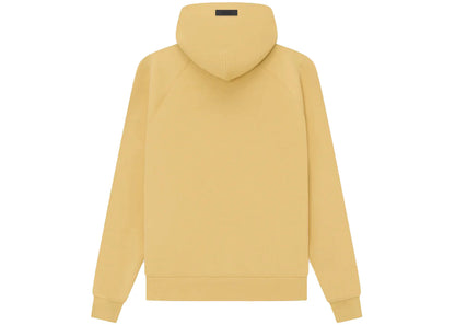 fear of god essentials hoodie light tuscan