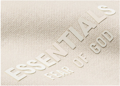 fear of god essentials hoodie silver cloud