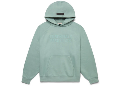 fear of god essentials hoodie sycamore