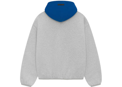 fear of god essentials knicks hoodie light heather