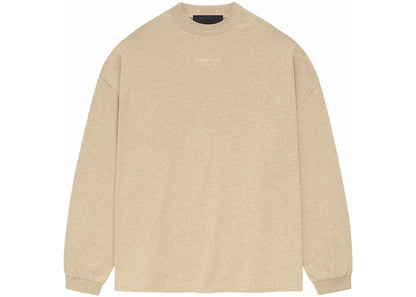 fear of god essentials ls tee gold heather