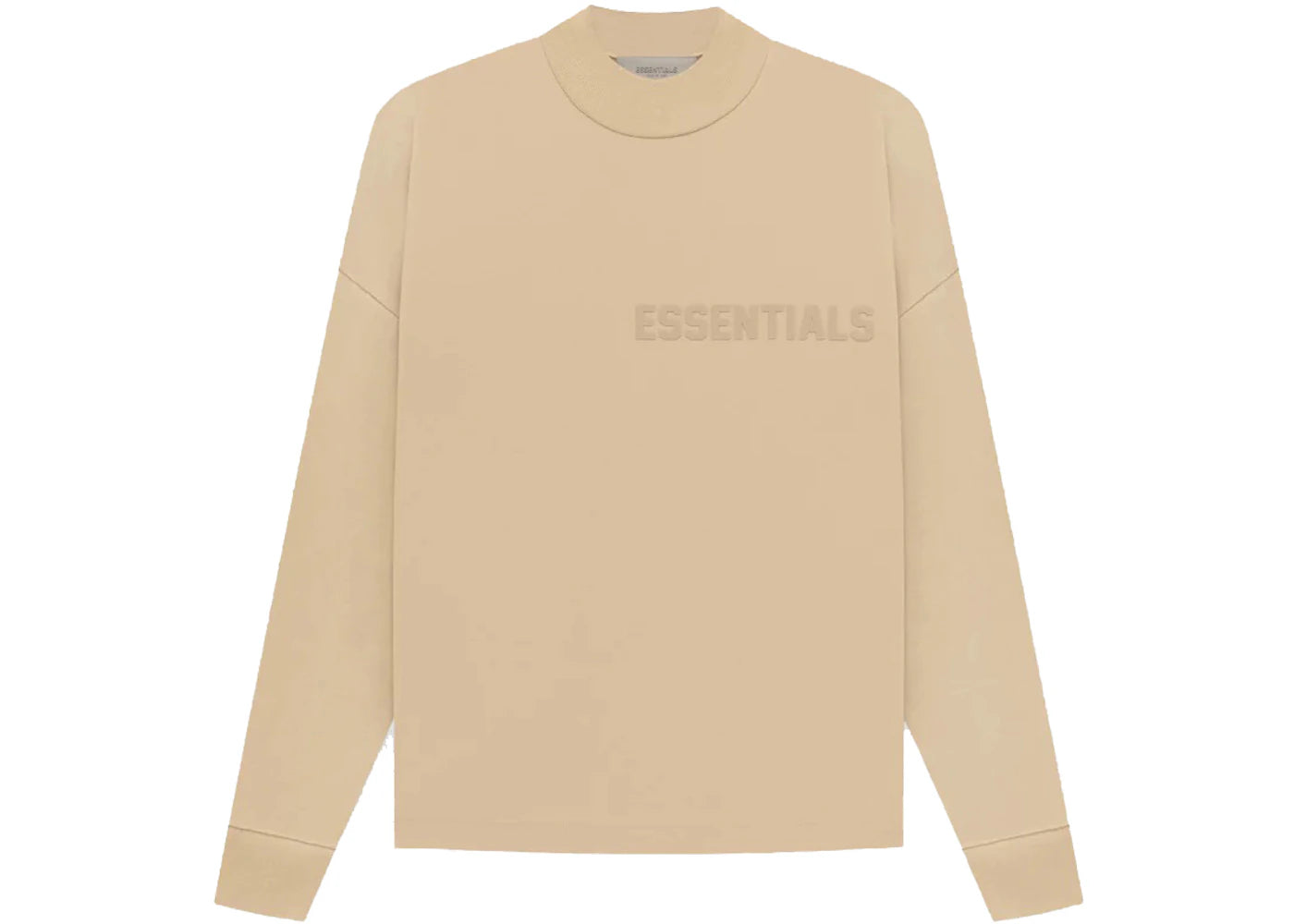 fear of god essentials ls tee sand