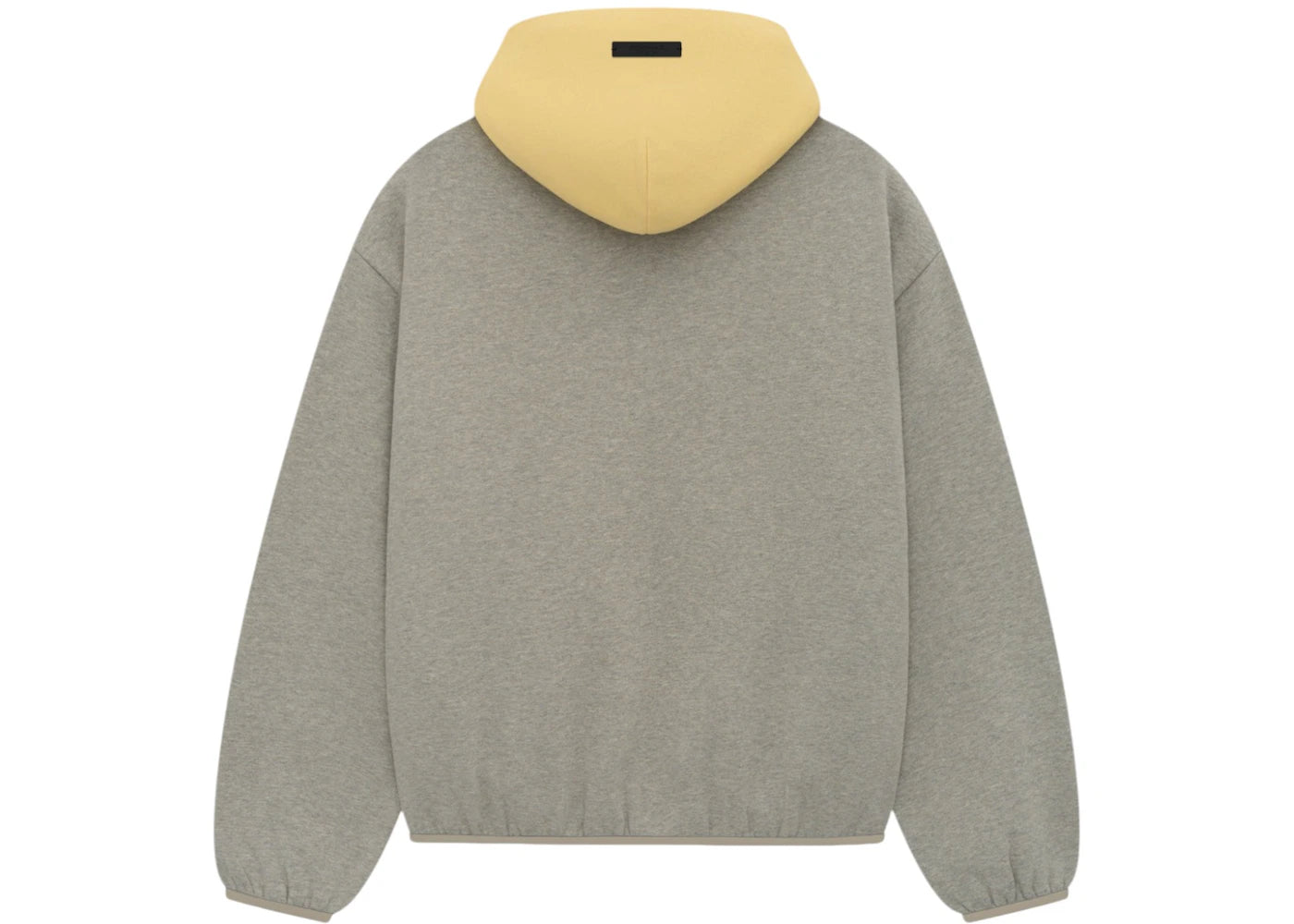fear of god essentials lakers hoodie warm heather