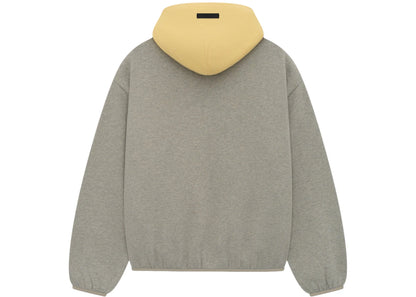 fear of god essentials lakers hoodie warm heather