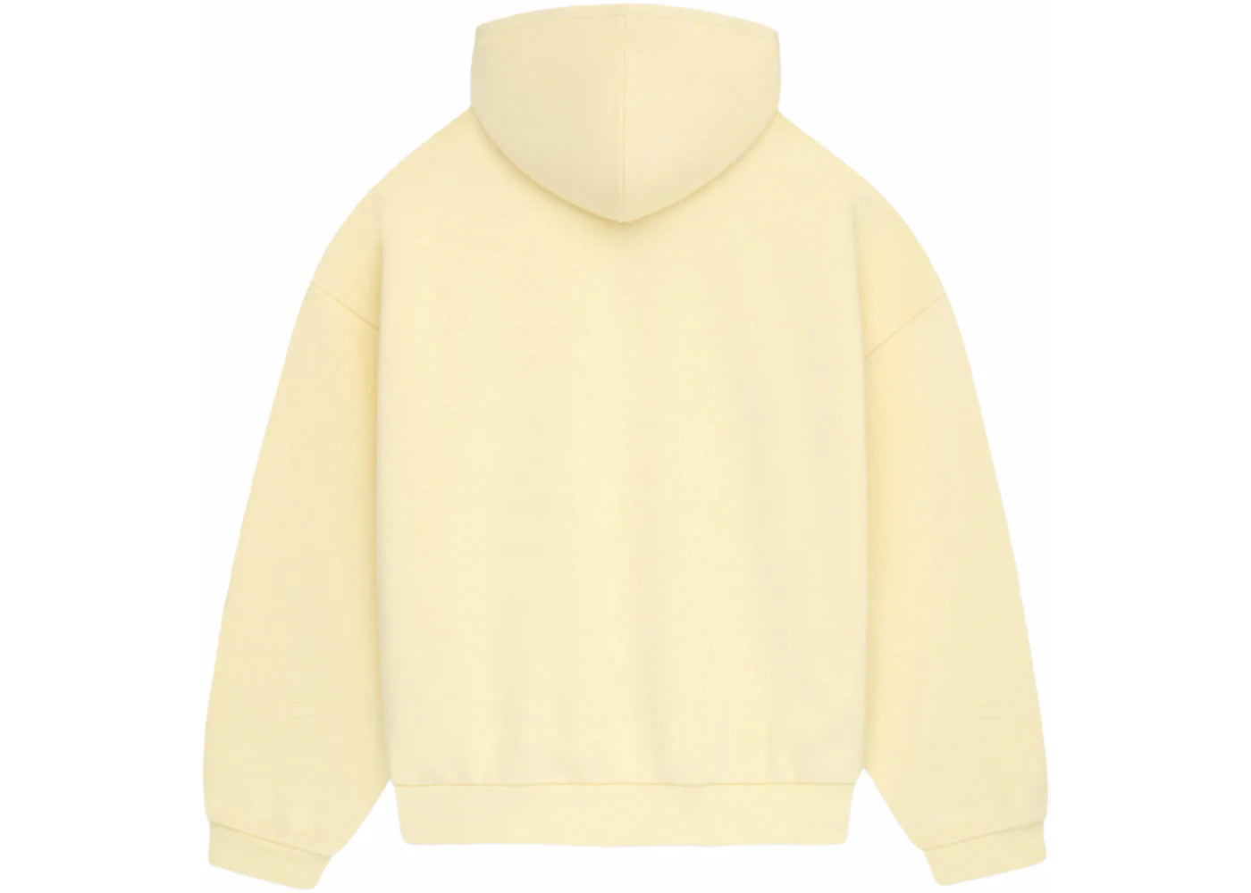 fear of god essentials pullover hoodie garden yellow