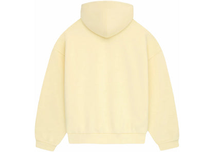 fear of god essentials pullover hoodie garden yellow