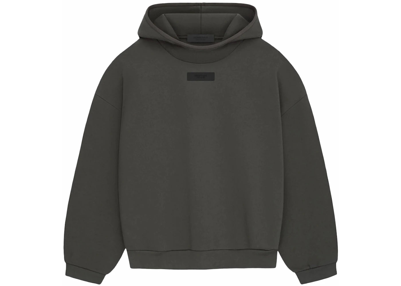 fear of god essentials pullover hoodie ink