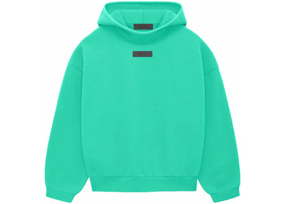 fear of god essentials pullover hoodie mint leaf