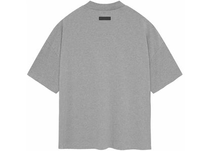 fear of god essentials s/s tee dark heather oatmeal
