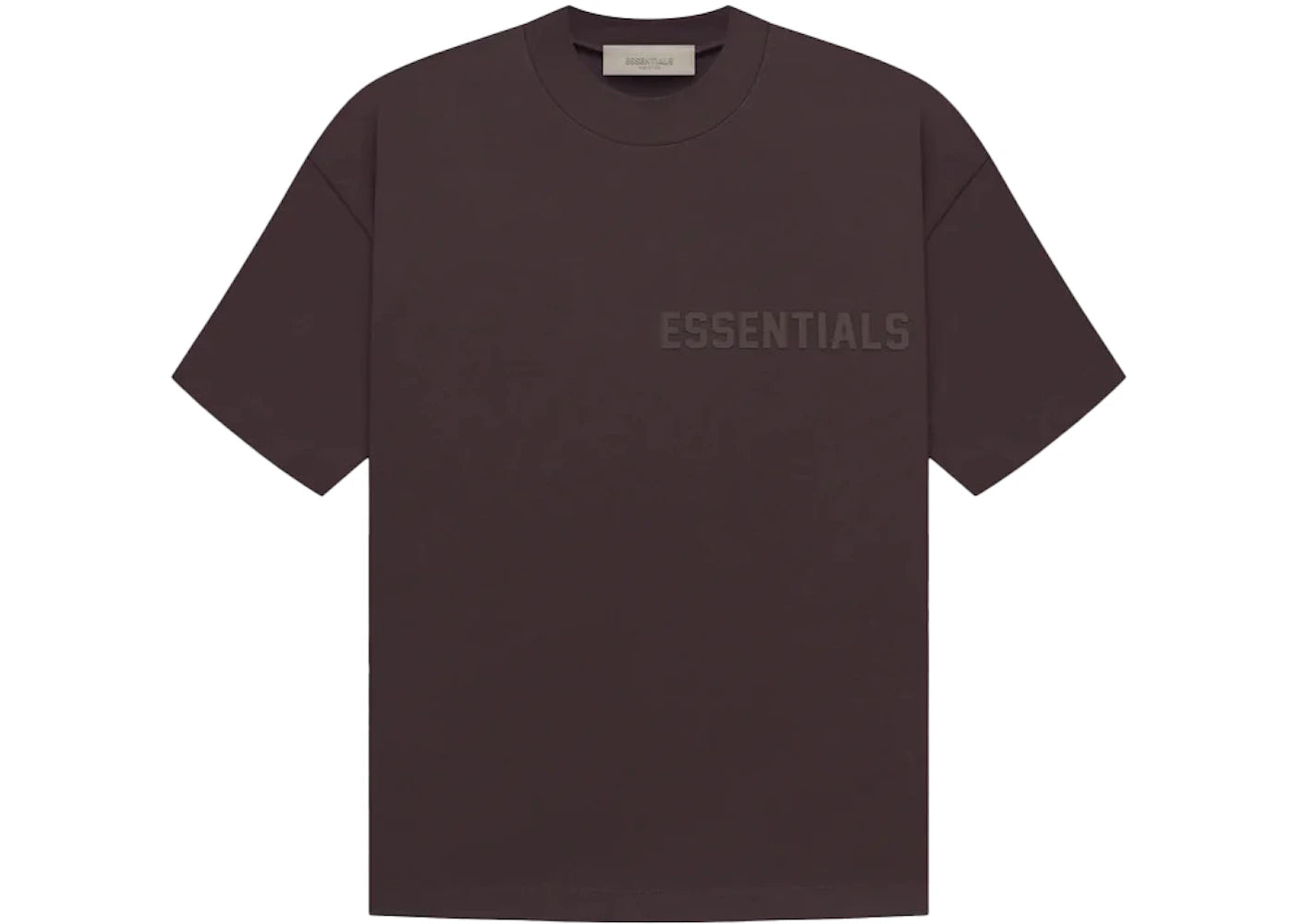 fear of god essentials ss tee plum