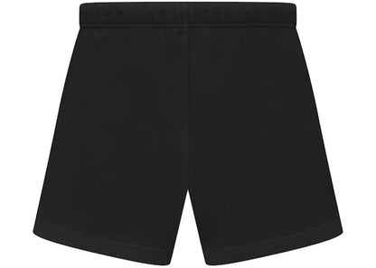 fear of god essentials cream drawstring sweatshort jet black