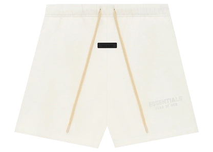 fear of god essentials sweatshort cloud dancer