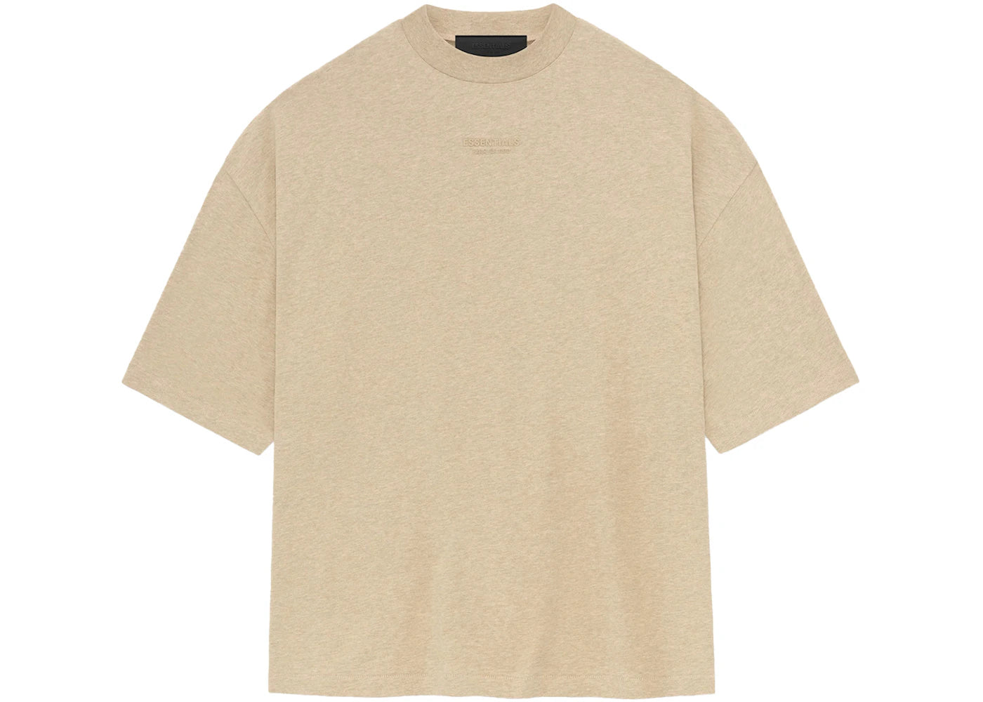 fear of god essentials tee gold heather