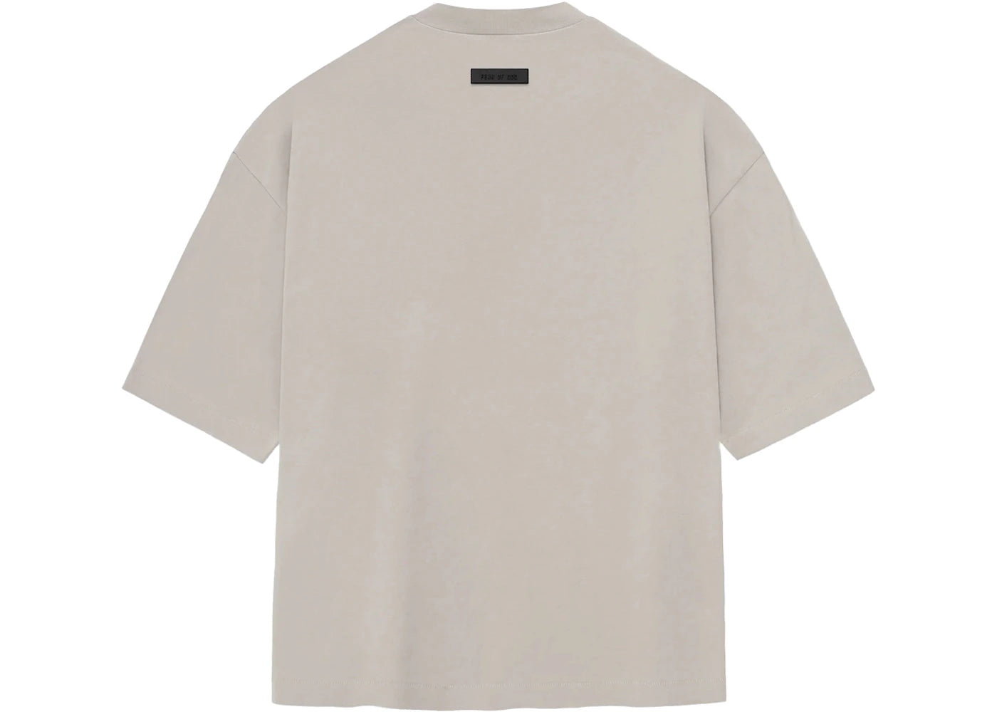 fear of god essentials tee silver cloud