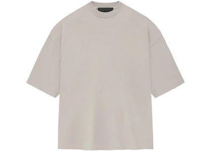 fear of god essentials tee silver cloud