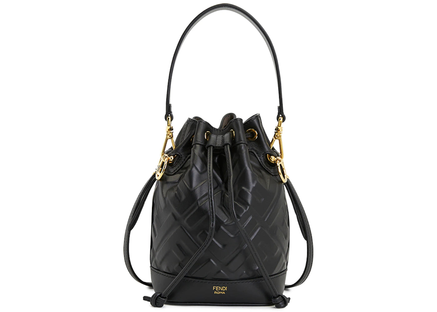 Fendi Mon Tresor Bucket Bag Black