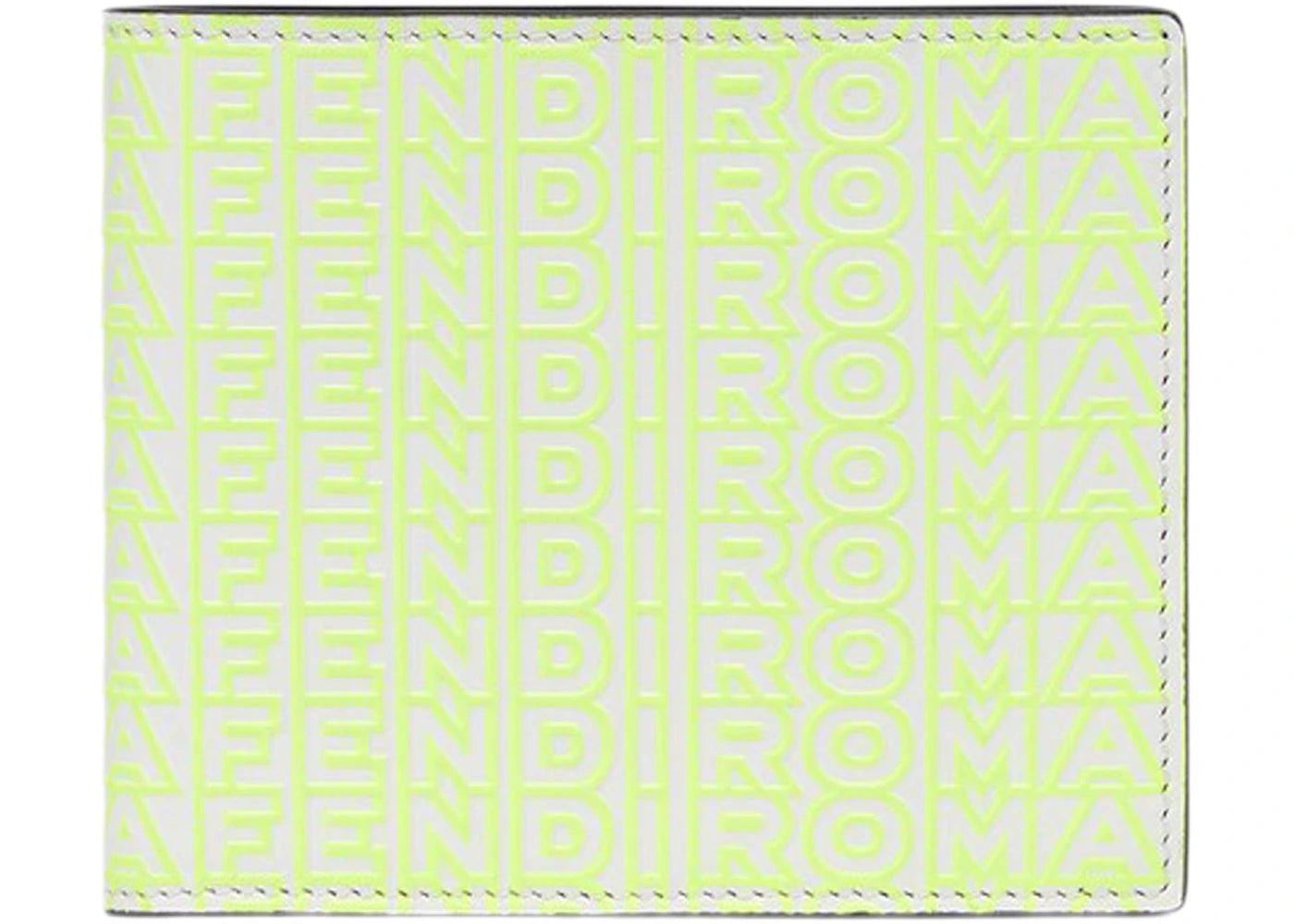 Fendi By Marc Jacobs Fendi Roma Bi-Fold Wallet Two-Tone Leather Compact Bi-Fold Wallet Multicolor