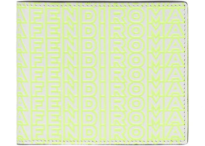 Fendi By Marc Jacobs Fendi Roma Bi-Fold Wallet Two-Tone Leather Compact Bi-Fold Wallet Multicolor