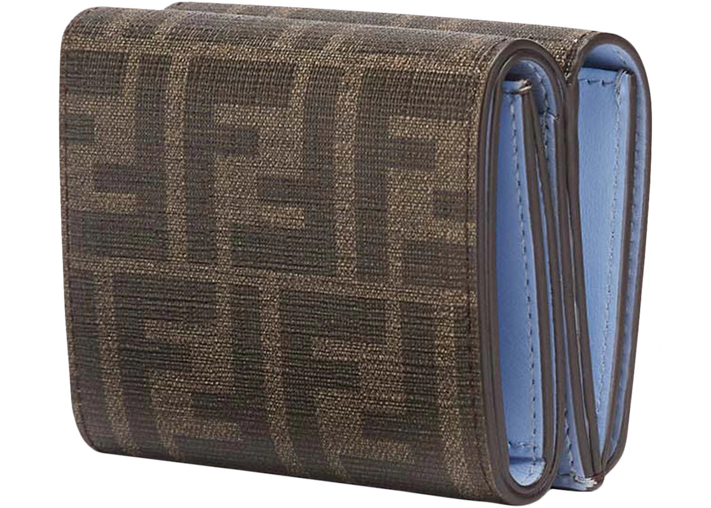 Fendi X Frgmt X Pokemon Ff Fabric Wallet Brown