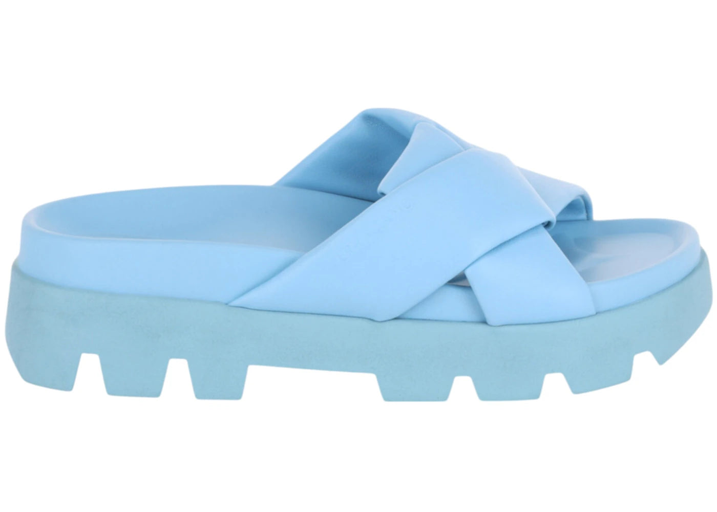 Ferragamo Air Lug Slides Blue (Women'S)