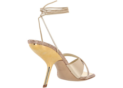 ferragamo allegra x5 crystal embellished heels black white (women's)