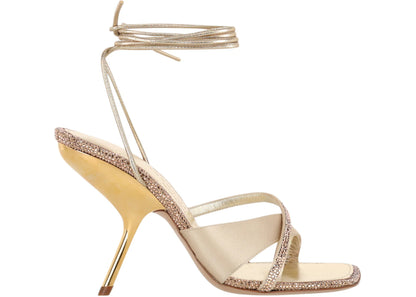 ferragamo allegra x5 crystal embellished heels black white (women's)