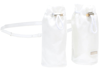 Ferragamo Double-Bottle Belt Bag White