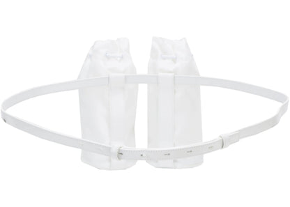Ferragamo Double-Bottle Belt Bag White