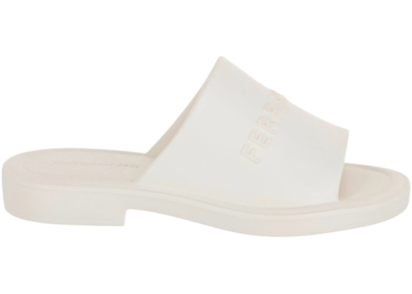Ferragamo Giuneva Logo Slides White (Women'S)