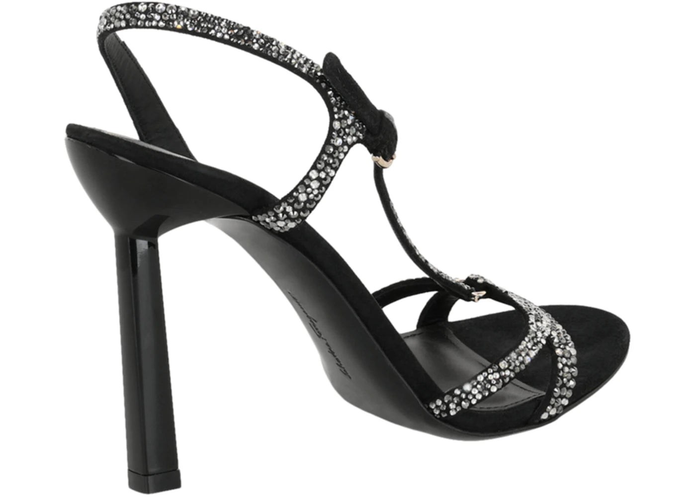 ferragamo jole x5 crystal embellished heels black (women's)