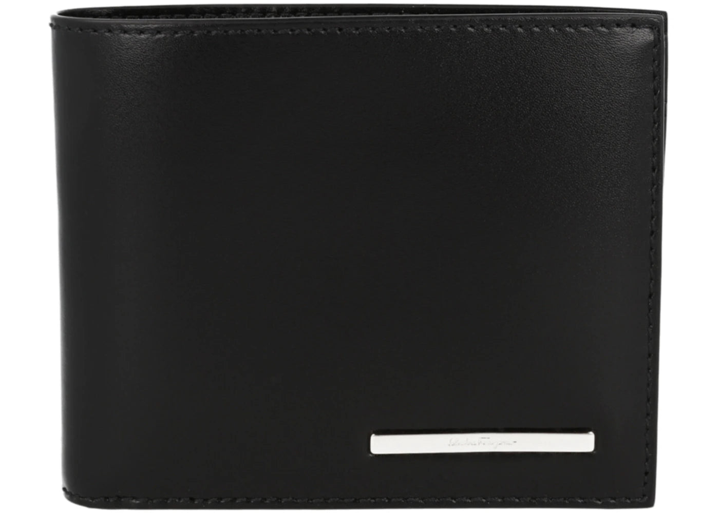 Ferragamo Leather Bifold Wallet Black