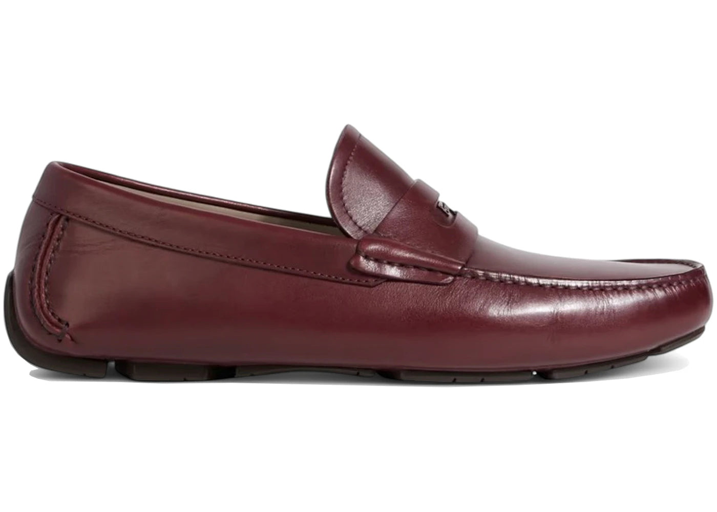ferragamo newton driving loafers red