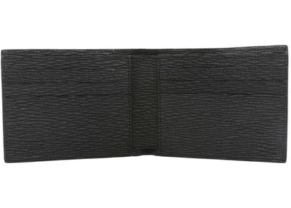 Ferragamo Revival Leather Bifold Wallet Dark Grey