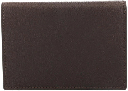 ferragamo textured gancini wallet brown 