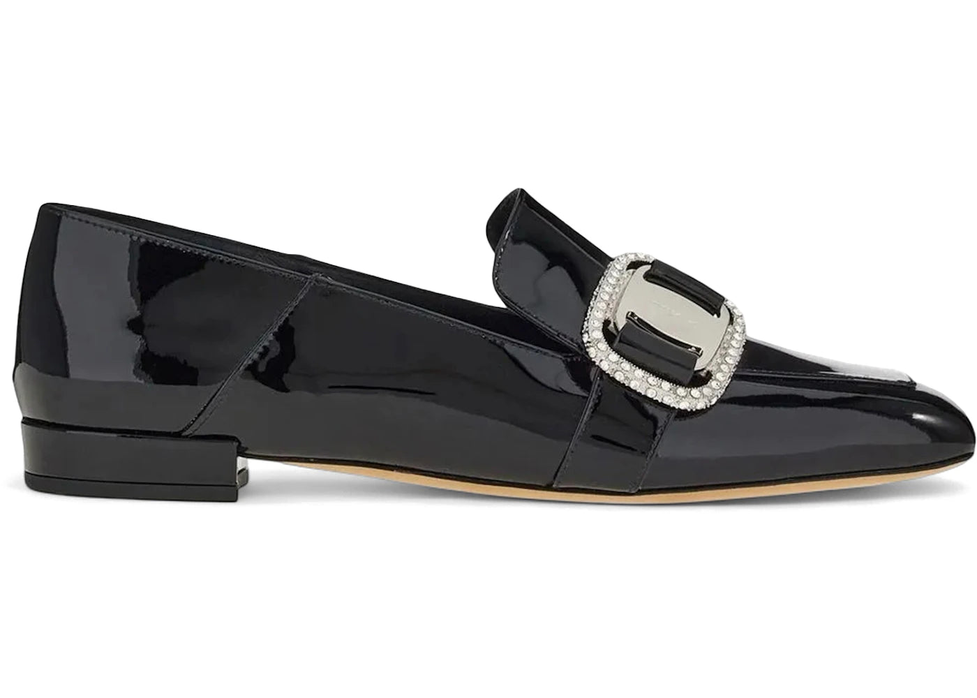 ferragamo vara chain loafers black (women's)