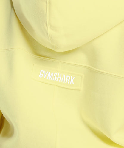 Women's Gymshark Fleece Zip Hoodie Refresh Yellow