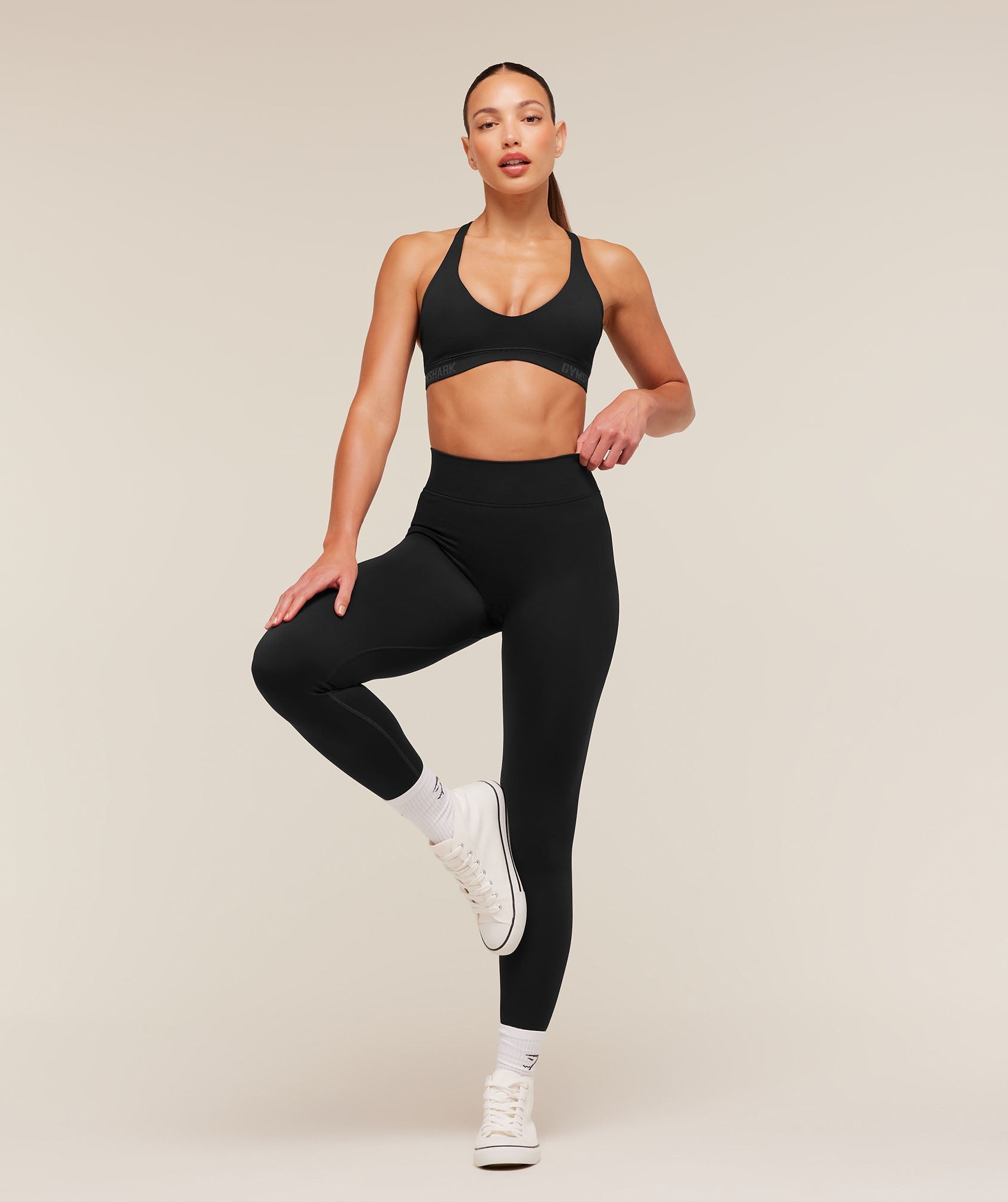 Women's Gymshark Flex V4 Sports Bra Black